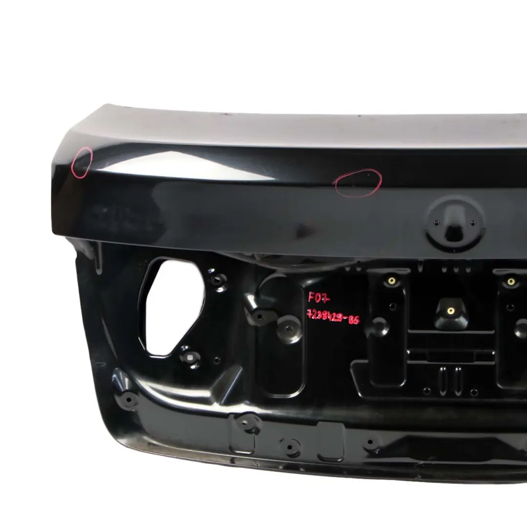 Boot Trunk Lid BMW F07 GT Rear Tailgate Bootlid Panel Black Sapphire - 475 to with Part number 7152486 Boot Trunk Lid BMW F07 GT Rear Tailgate Bootlid Panel Black Sapphire - 475 - SKU 7238429-BS - Part number 7152486