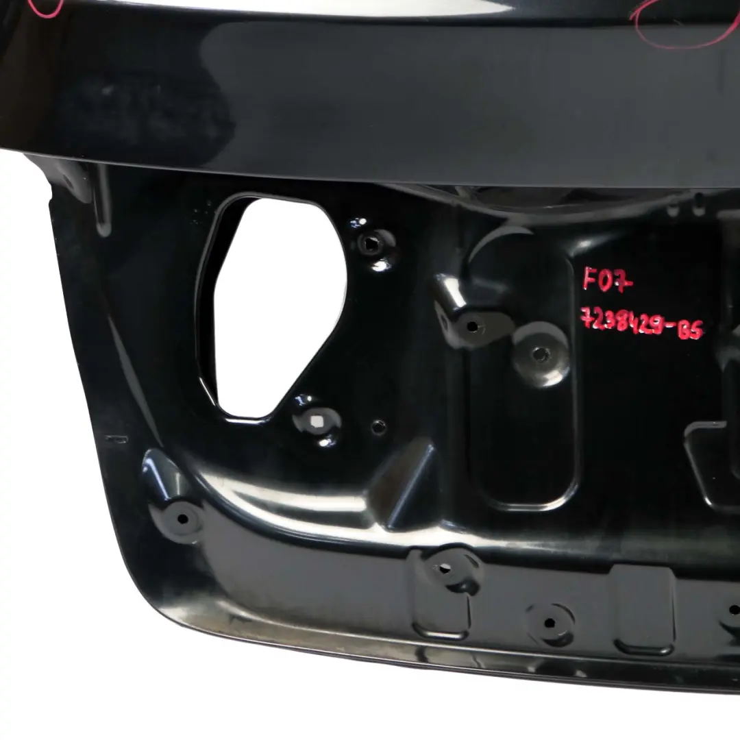 Boot Trunk Lid BMW F07 GT Rear Tailgate Bootlid Panel Black Sapphire - 475 to with Part number 7152486 Boot Trunk Lid BMW F07 GT Rear Tailgate Bootlid Panel Black Sapphire - 475 - SKU 7238429-BS - Part number 7152486