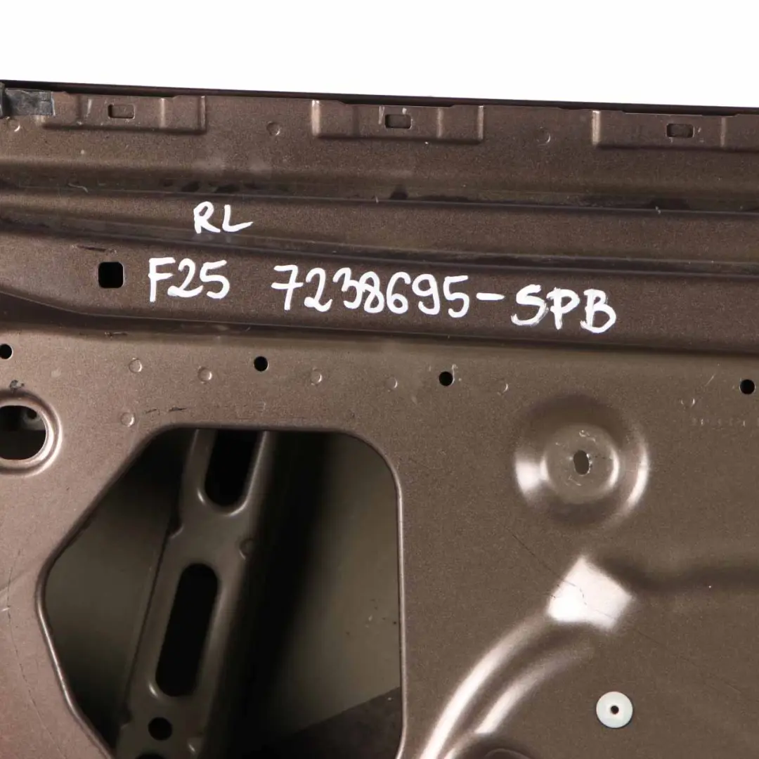 BMW X3 F25 Door Rear Left N/S Sparkling Bronze Metallic - B06 - SKU 7238695-SPB - Part number 7238695