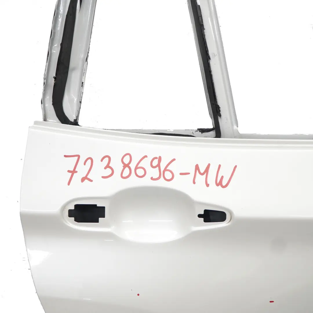 Door Rear Right O/S Mineralweiss Mineral White Metallic - A96 to BMW X3 F25 with Part number 7238696 BMW X3 F25 Door Rear Right O/S Mineralweiss Mineral White Metallic - A96 - SKU 7238696-MW - Part number 7238696