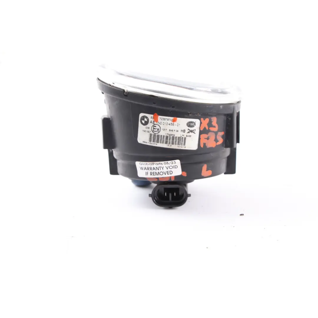 Feu antibrouillard avant pare-chocs gauche pour BMW X3 F25 X4 F26 X5 F15 à propos du numéro de pièce 7238787 BMW X3 F25 X4 F26 X5 F15 Feu antibrouillard avant pare-chocs gauche - SKU 7238787 - Numéro de pièce 7238787