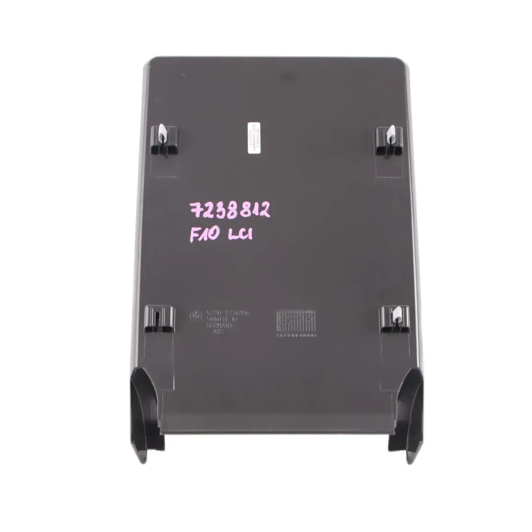 BMW F10 F11 Accoudoir Central Siege Arriere Panneau Recouvrement Noir 7234896 - SKU 7238812 - Numéro de pièce 7238812