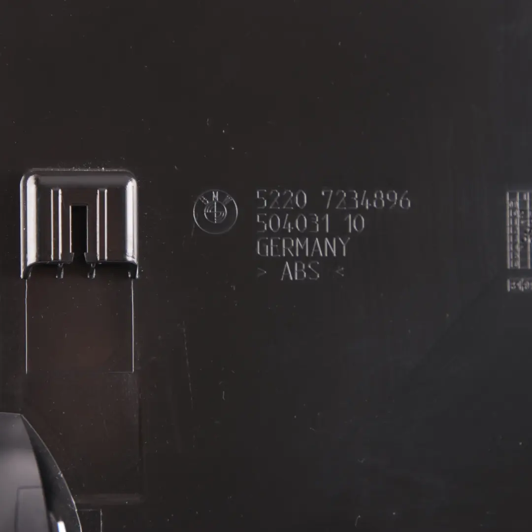 BMW F10 F11 Bracciolo Sedile Posteriore Pannello Centrale Rivestimento Nero - SKU 7238812 - Numero di parte 7238812