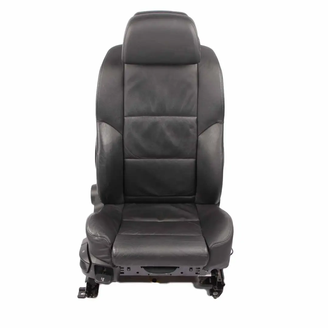 Negro Cuero Delantero Derecho Asiento 7249382 para BMW E60 E61 LCI M Sport con número de pieza 7238916 BMW E60 E61 LCI M Sport Negro Cuero Delantero Derecho Asiento 7249382 - SKU 7238916-4 - Número de pieza 7238916