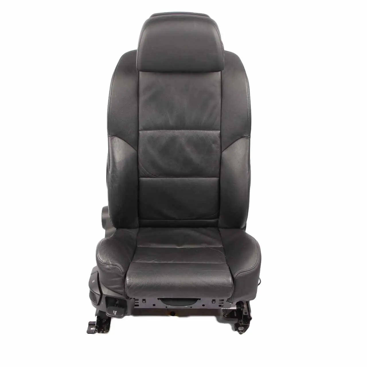 BMW E60 E61 LCI M Sport Negro Cuero Delantero Derecho Asiento 7249382
