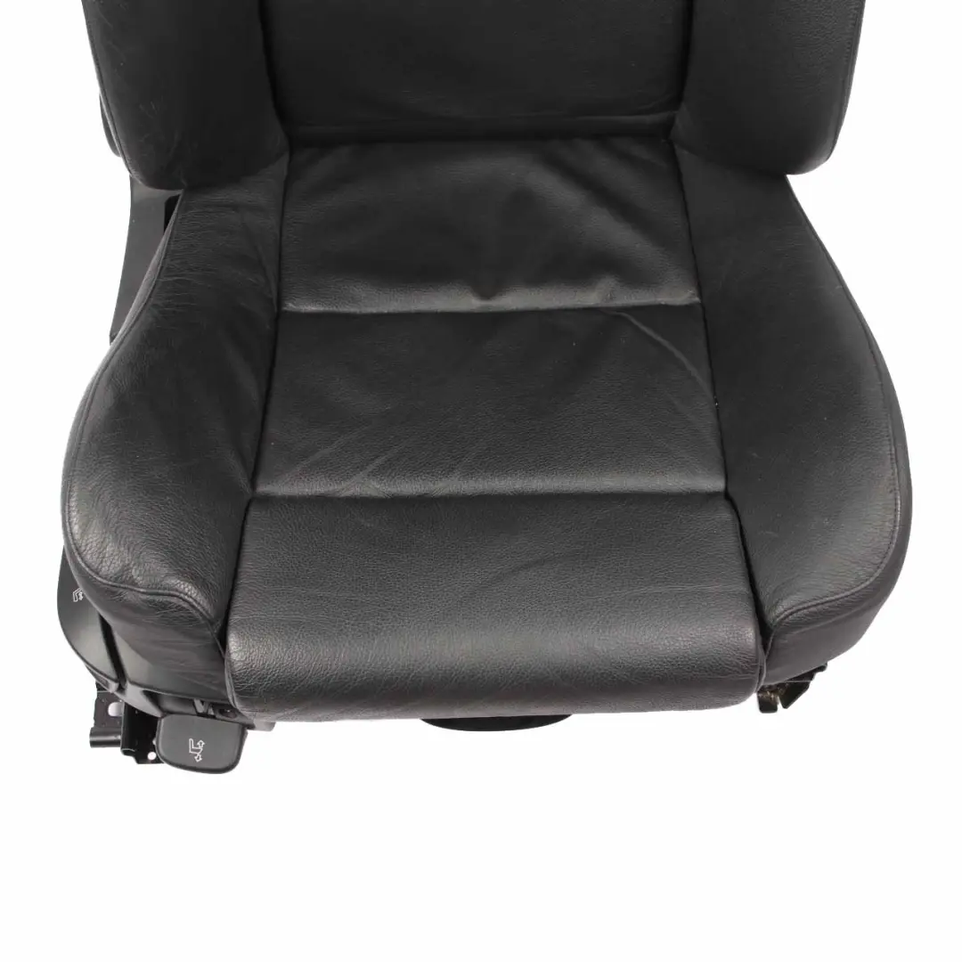 BMW E60 E61 LCI M Sport Sedile anteriore destro in pelle nera 7249382 - SKU 7238916-4 - Numero di parte 7238916