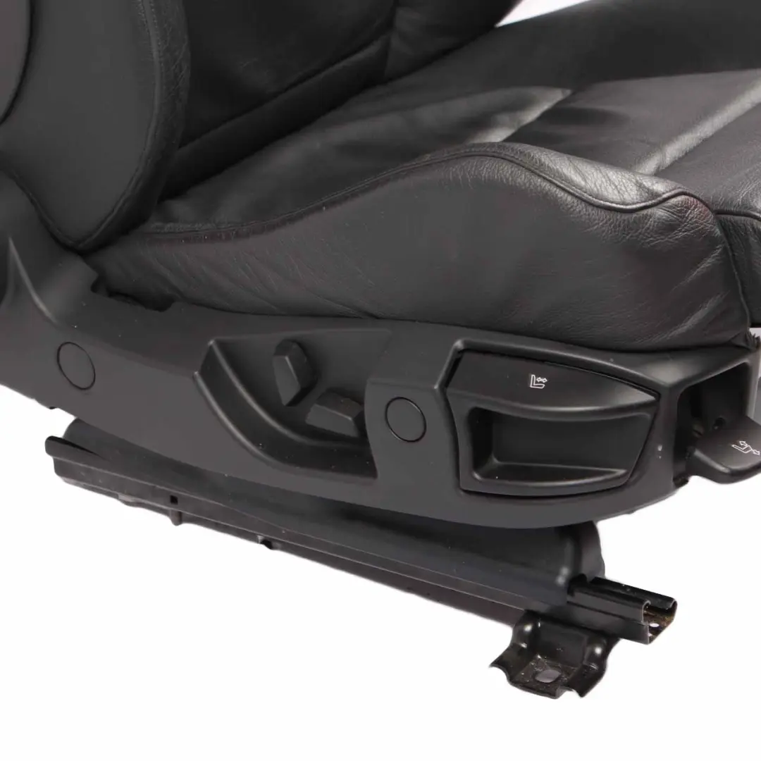 BMW E60 E61 LCI M Sport Sedile anteriore destro in pelle nera 7249382 - SKU 7238916-4 - Numero di parte 7238916