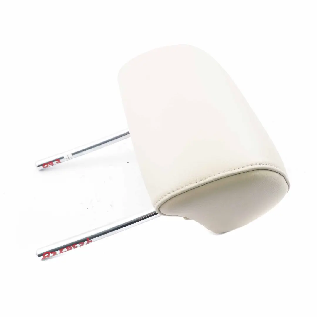 Headrest BMW E60 E61 Rear Seat Left Right N/O/S Leather Cream Beige to Seat with Part number 7238928 Seat Headrest BMW E60 E61 Rear Seat Left Right N/O/S Leather Cream Beige - SKU 7238928 - Part number 7238928