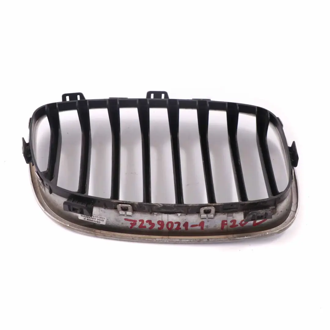 BMW F20 F21 Frontgitter Mittelgitter Calandre Avant A Gauche Chrome - SKU 7239021-1 - Numéro de pièce 7239021