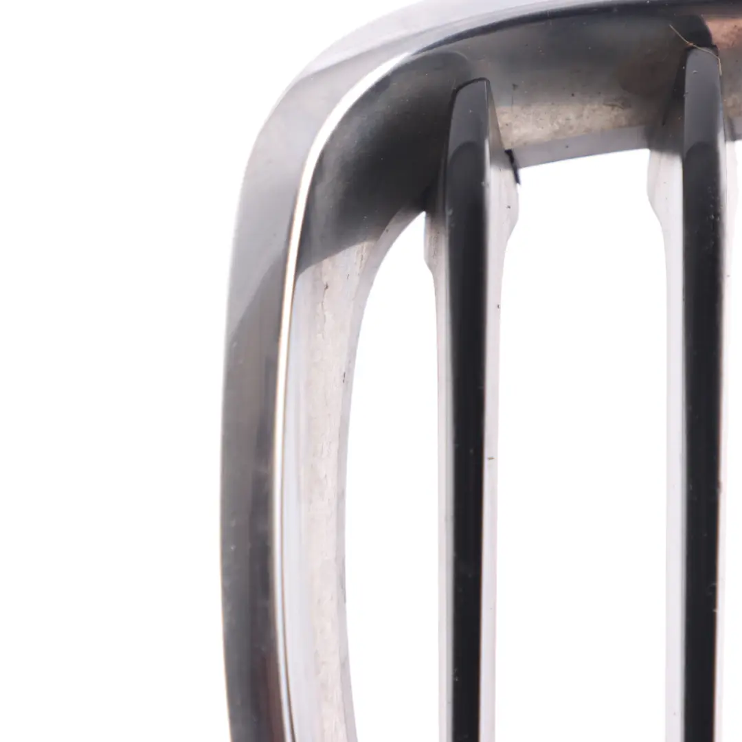 Front Left N/S Bumper Grille Centre Kidney Chrome Cover to BMW F20 F21 with Part number 7239021 BMW F20 F21 Front Left N/S Bumper Grille Centre Kidney Chrome Cover - SKU 7239021-4 - Part number 7239021