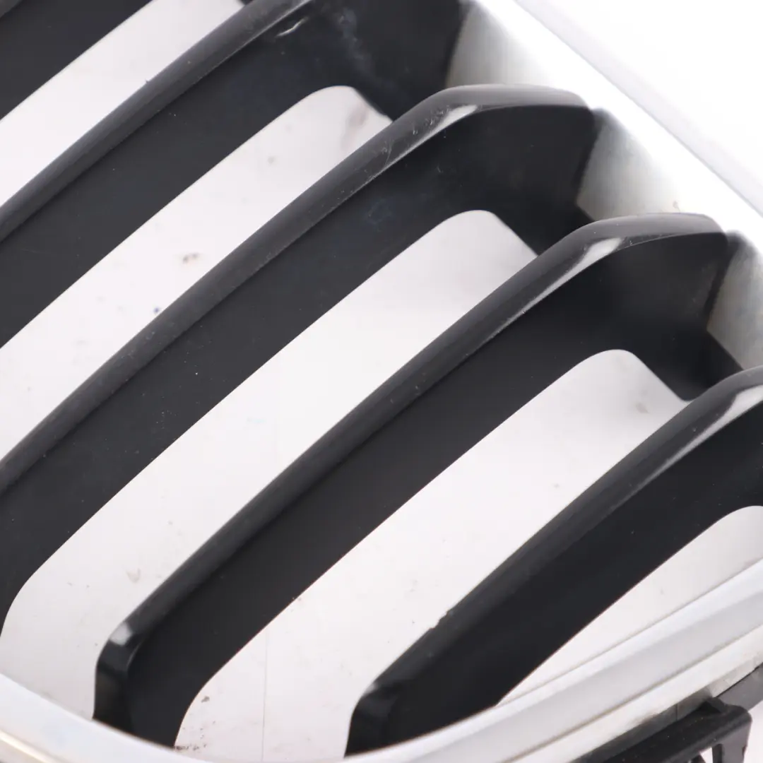 Front Left N/S Bumper Grille Centre Kidney Chrome Cover to BMW F20 F21 with Part number 7239021 BMW F20 F21 Front Left N/S Bumper Grille Centre Kidney Chrome Cover - SKU 7239021-4 - Part number 7239021