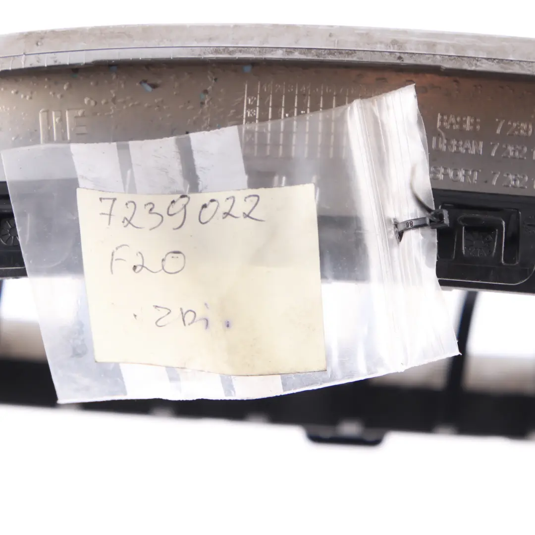 BMW F20 F21 Paraurti Anteriore Griglia Centrale Destra Cromo - SKU 7239022 - Numero di parte 7239022