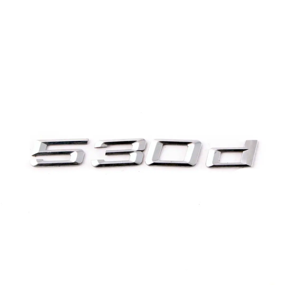 posteriore aderito Boot Trunk Lid Emblem Lettering BMW F07 530d - SKU 7239617 - Numero di parte 7239617