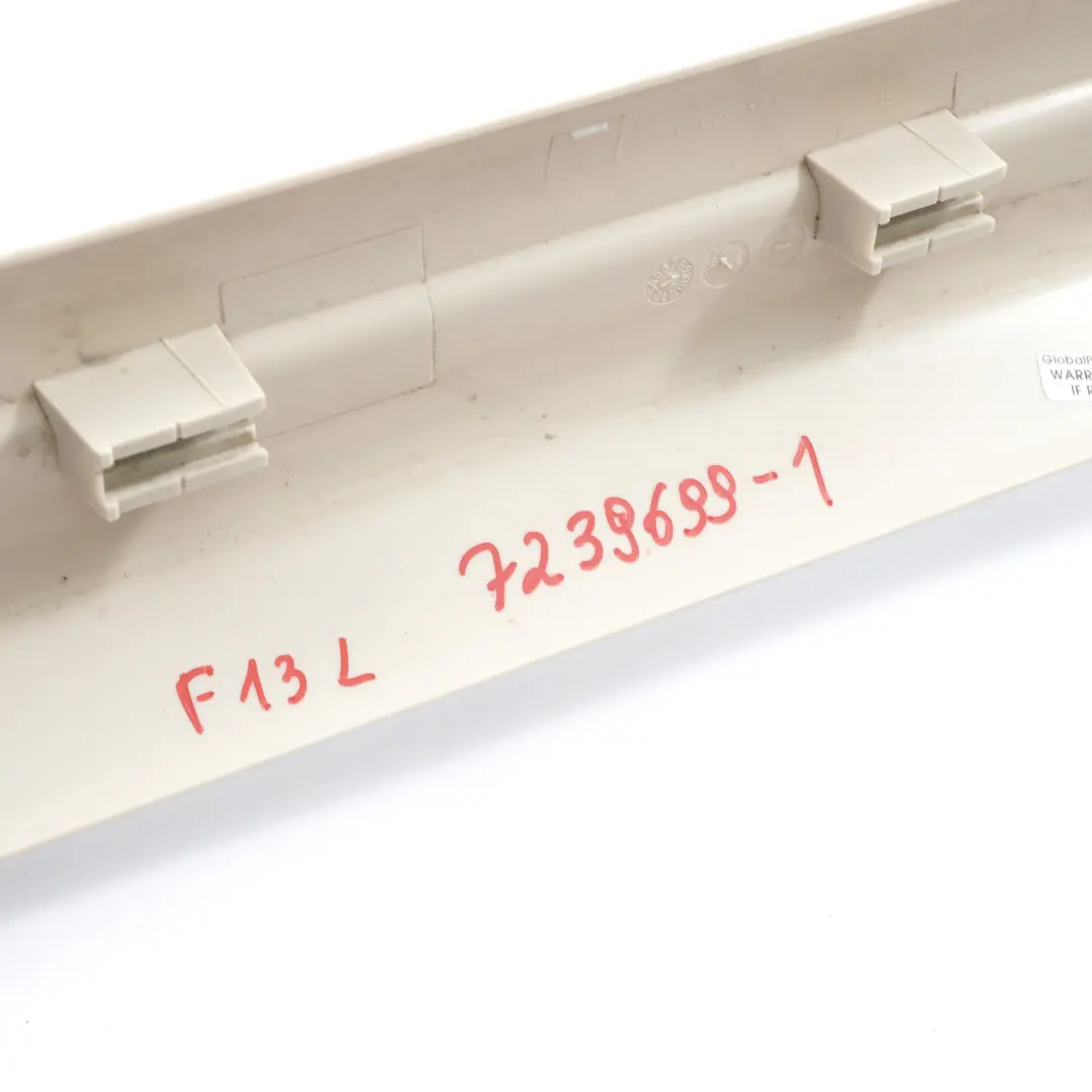 Coperchio d'ingresso BMW F13 davanzale porta anteriore sinistra piastra per con numero di parte 7239699 Coperchio d'ingresso BMW F13 davanzale porta anteriore sinistra piastra - SKU 7239699-1 - Numero di parte 7239699