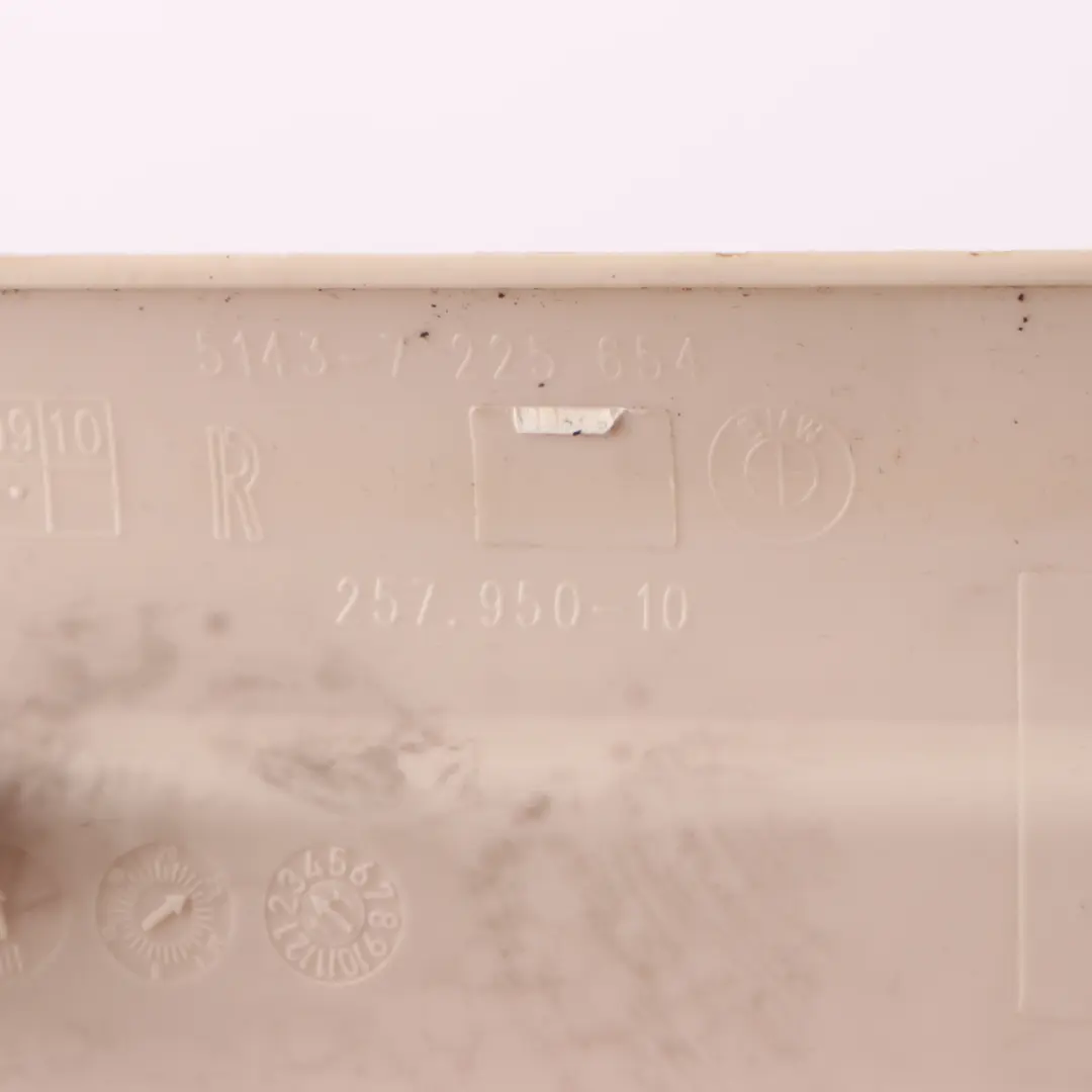 Entrance Strip BMW F12 F13 Door Cover Strip Interior Front Right O/S to with Part number 7239702 Entrance Strip BMW F12 F13 Door Cover Strip Interior Front Right O/S - SKU 7239702 - Part number 7239702