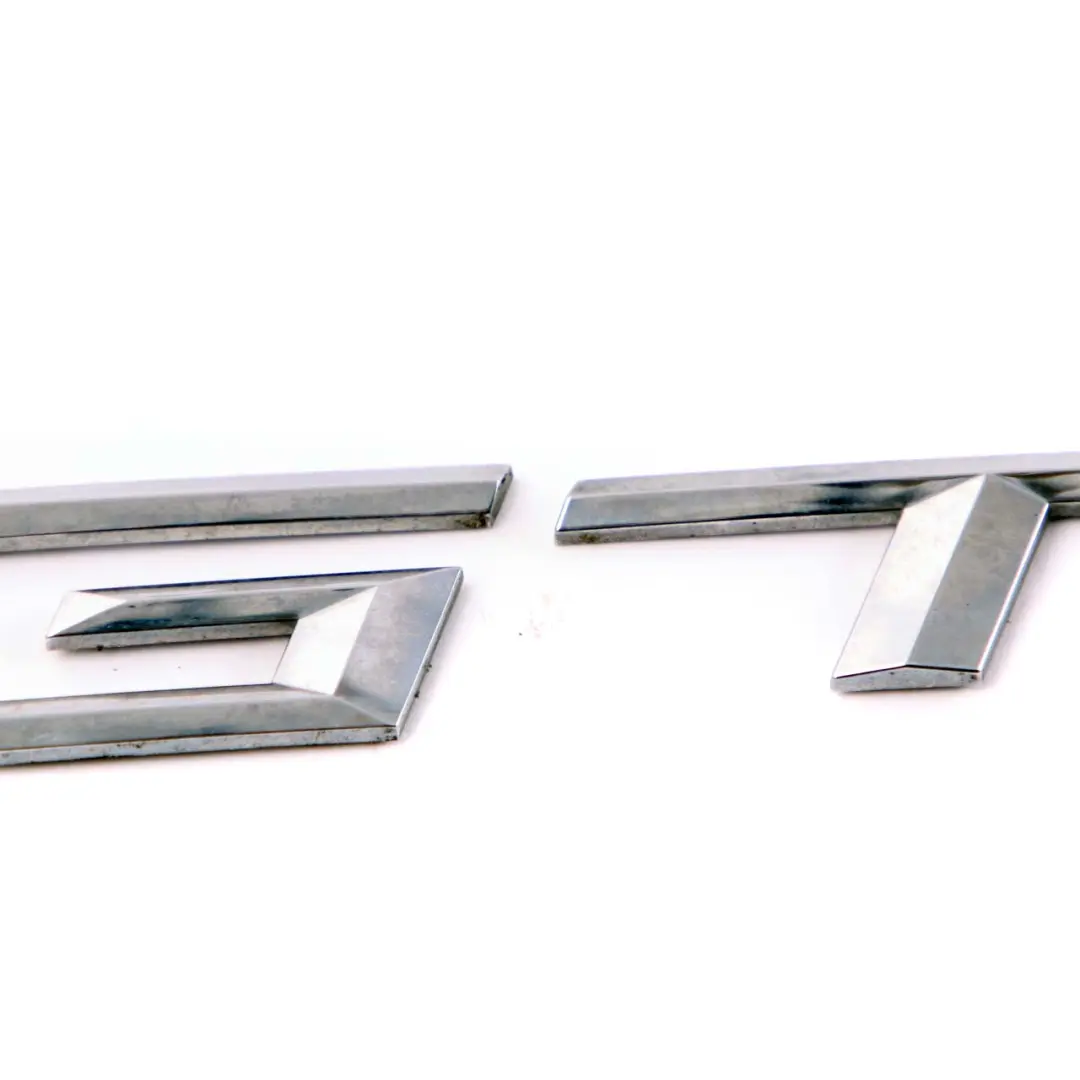 BMW F07 GT Lettrage d'emblème couvercle de coffre adhésif à l'arrière GT - SKU 7239730 - Numéro de pièce 7239730