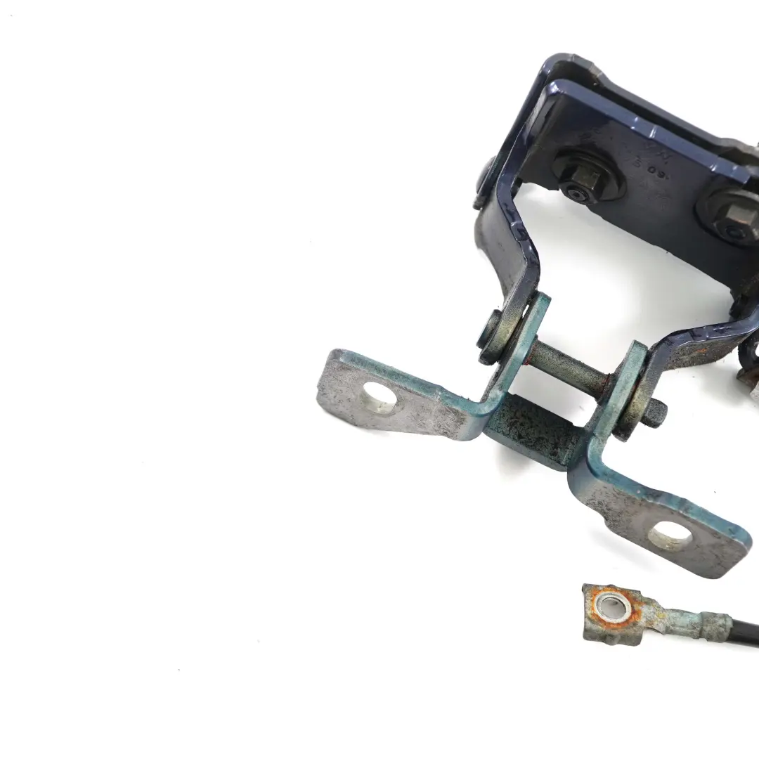 Trunk Lid Hinge Left N/S Tiefseeblau Deep Sea Blue A76 to BMW F20 F21 LCI with Part number 7239875 BMW F20 F21 LCI Trunk Lid Hinge Left N/S Tiefseeblau Deep Sea Blue A76 - SKU 7239875-DSB - Part number 7239875