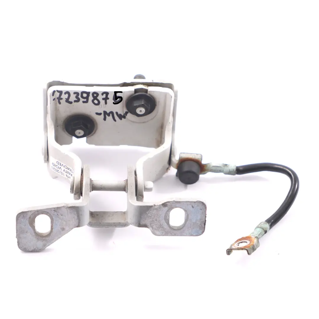 Scharnier Kofferraum Deckel links Mineralweiss Weiss A96 für BMW F20 F21 LCI mit Teilenummer 7239875 BMW F20 F21 LCI Scharnier Kofferraum Deckel links Mineralweiss Weiss A96 - SKU 7239875-MW - Teilenummer 7239875