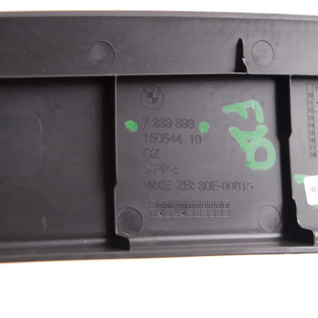 Complete Upper Trunk Lid Trim Panel Black 7239897 7239898 to BMW F20 F21 with Part number 7239893 BMW F20 F21 Complete Upper Trunk Lid Trim Panel Black 7239897 7239898 - SKU 7239893-1 - Part number 7239893