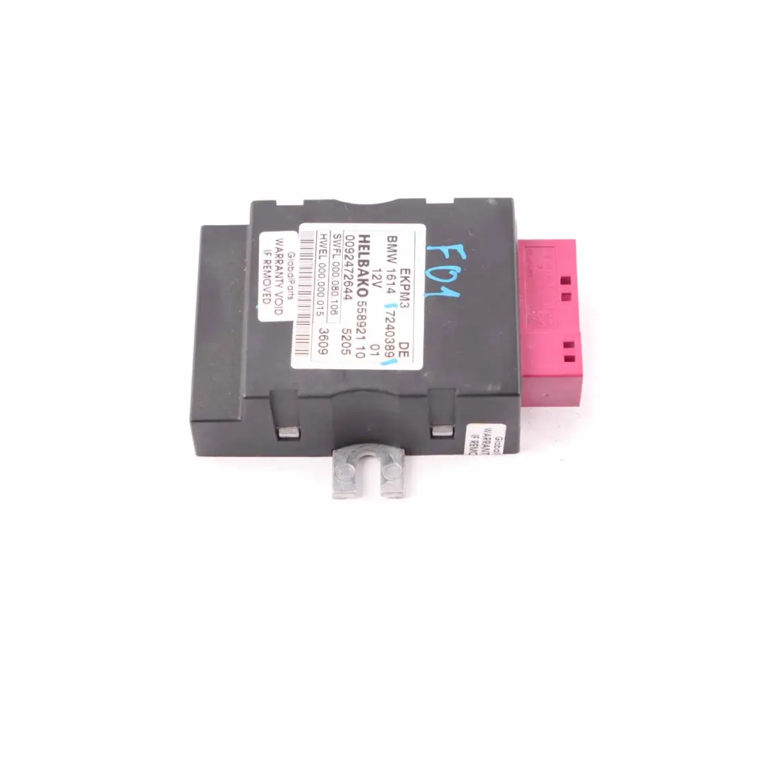 BMW F10 F11 Control Unit Module ECU For Fuel Pump - SKU 7240389 - Numéro de pièce 7240389