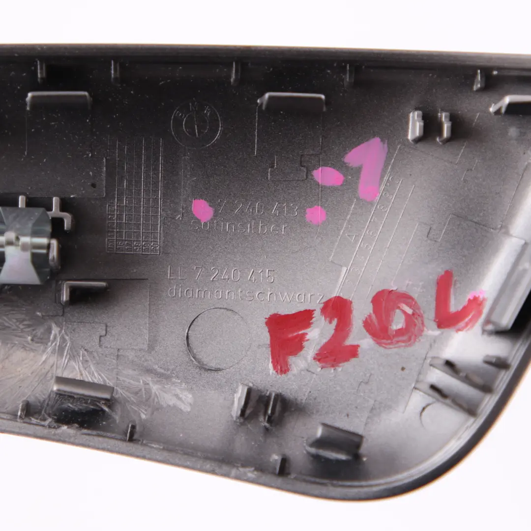 BMW F20 F21 Osłona Klamki Rączki Drzwi Lewa Satinsilber Srebrna - SKU 7240413-1 - Numer Części 7240413