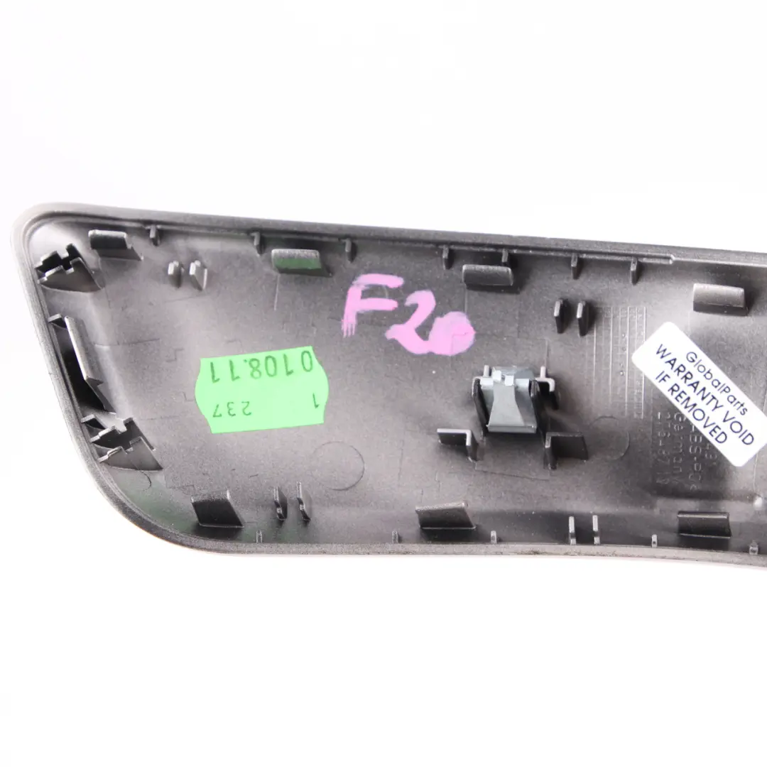 Trim Door Handle Right O/S Satinsilber Silver to BMW 1 Series 1 F20 F21 Cover with Part number 7240414 BMW 1 Series 1 F20 F21 Cover Trim Door Handle Right O/S Satinsilber Silver - SKU 7240414-1 - Part number 7240414