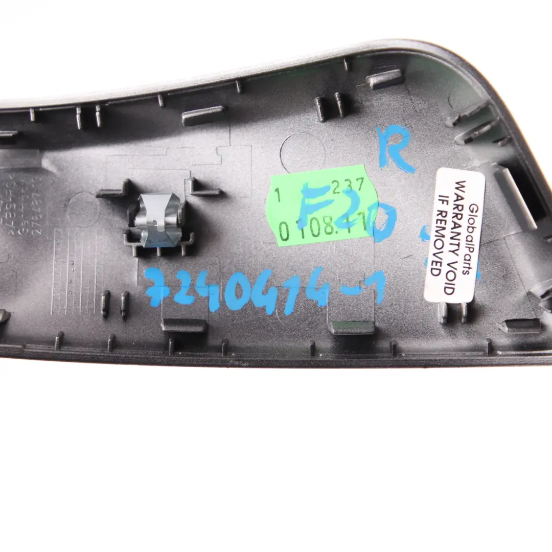 BMW F20 F21 F22 Abdeckung Trim Türgriff Rechts Satinsilber Silber - SKU 7240414 - Teilenummer 7240414