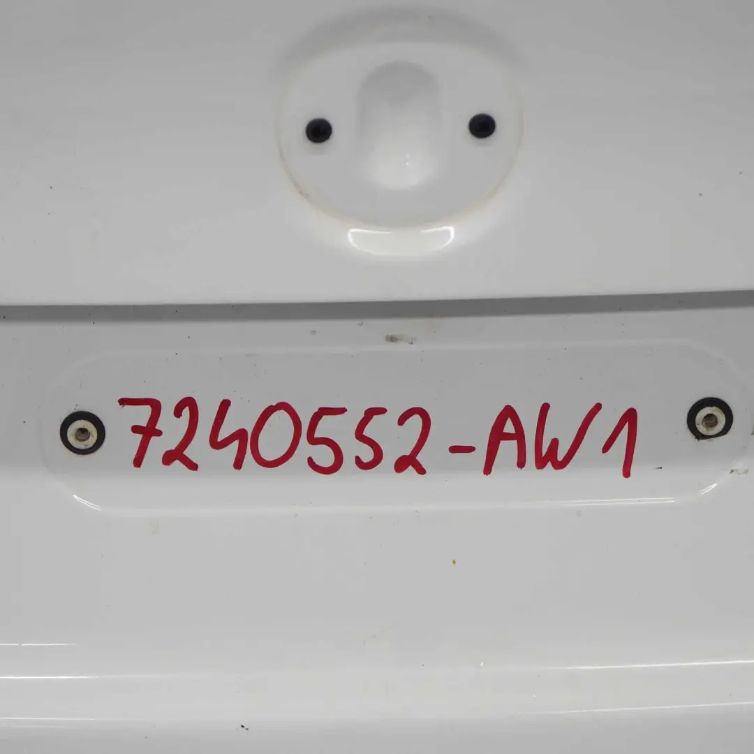 Trunk Boot Lid Tailgate Panel Alpinweiss Alpine White 3 - 300 to BMW F10 with Part number 7240552 BMW F10 Trunk Boot Lid Tailgate Panel Alpinweiss Alpine White 3 - 300 - SKU 7240552-AW1 - Part number 7240552