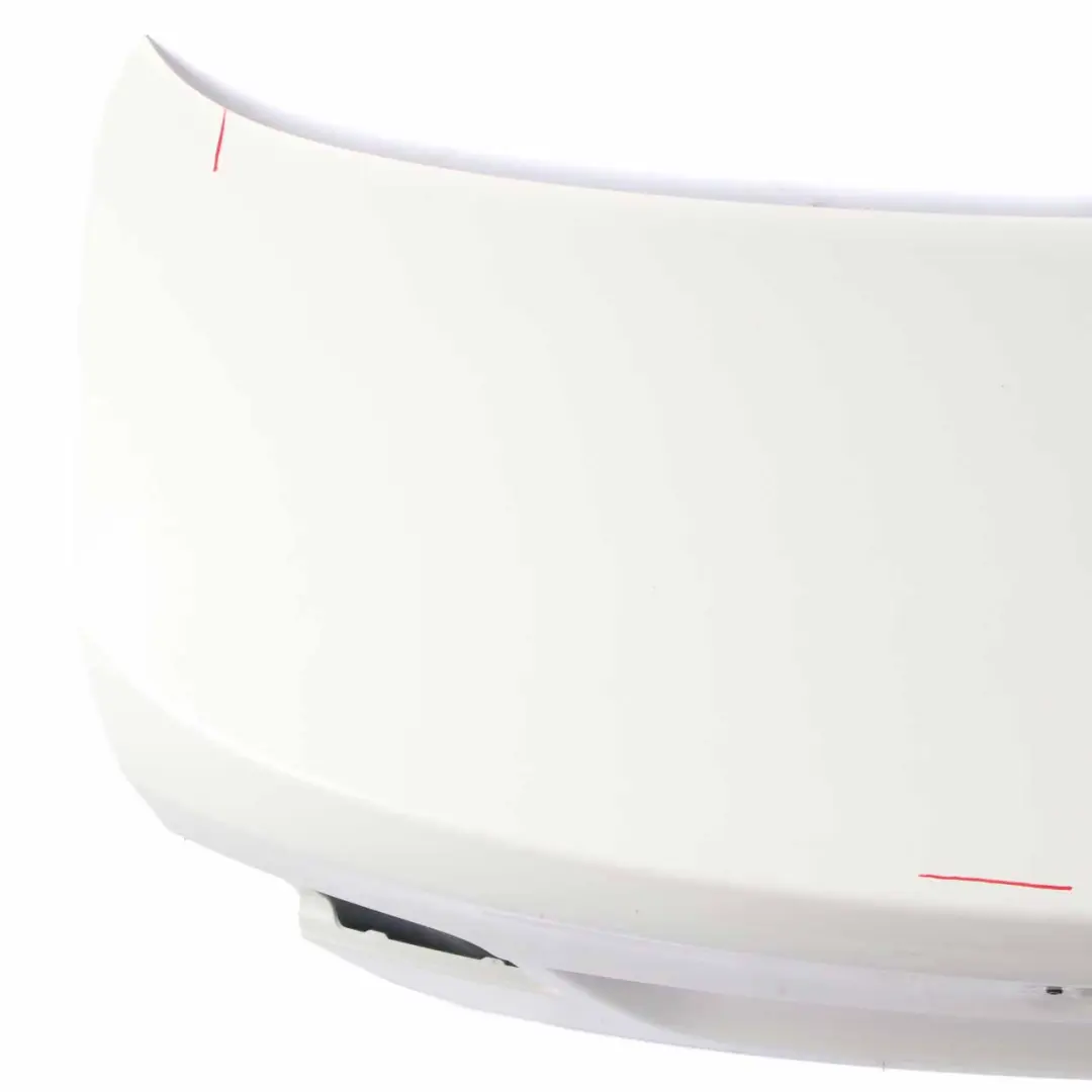 Trunk Boot Lid Tailgate Panel Alpinweiss Alpine White 3 - 300 to BMW F10 with Part number 7240552 BMW F10 Trunk Boot Lid Tailgate Panel Alpinweiss Alpine White 3 - 300 - SKU 7240552-AW - Part number 7240552