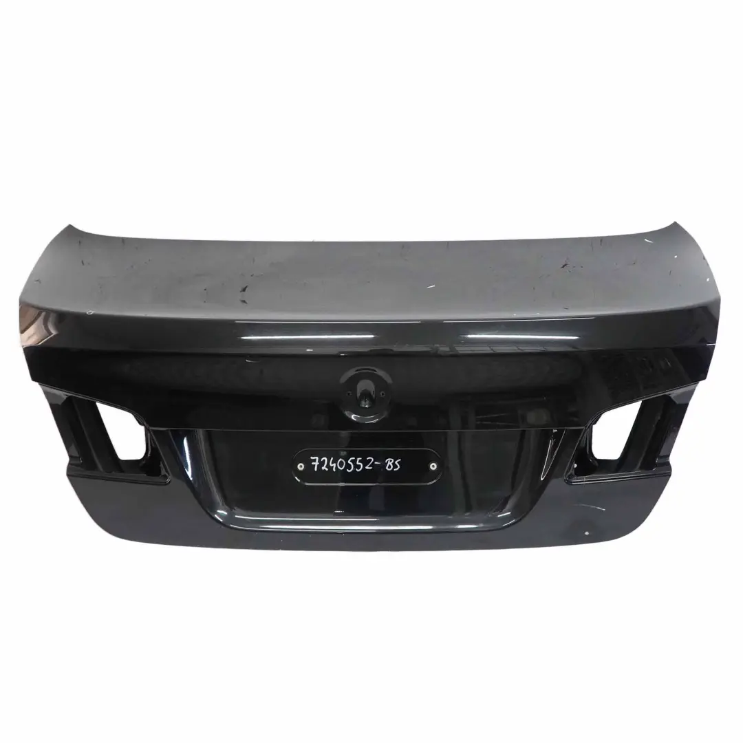 Klapa Bagażnika Tył Black Sapphire - 475 do BMW F10 o numerze 7240552 BMW F10 Klapa Bagażnika Tył Black Sapphire - 475 - SKU 7240552-BS - Numer Części 7240552