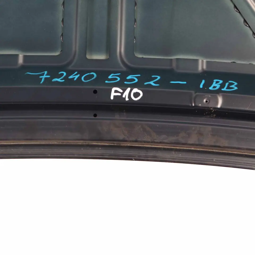 Trunk Boot Lid Tailgate Panel Imperial Blue Metallic - A89 to BMW F10 with Part number 7240552 BMW F10 Trunk Boot Lid Tailgate Panel Imperial Blue Metallic - A89 - SKU 7240552-IBB - Part number 7240552