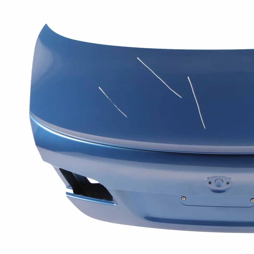 BMW F10 Trunk Boot Lid Tailgate Panel Monte Carlo Blue Metallic - B05 - SKU 7240552-MCB - Part number 7240552