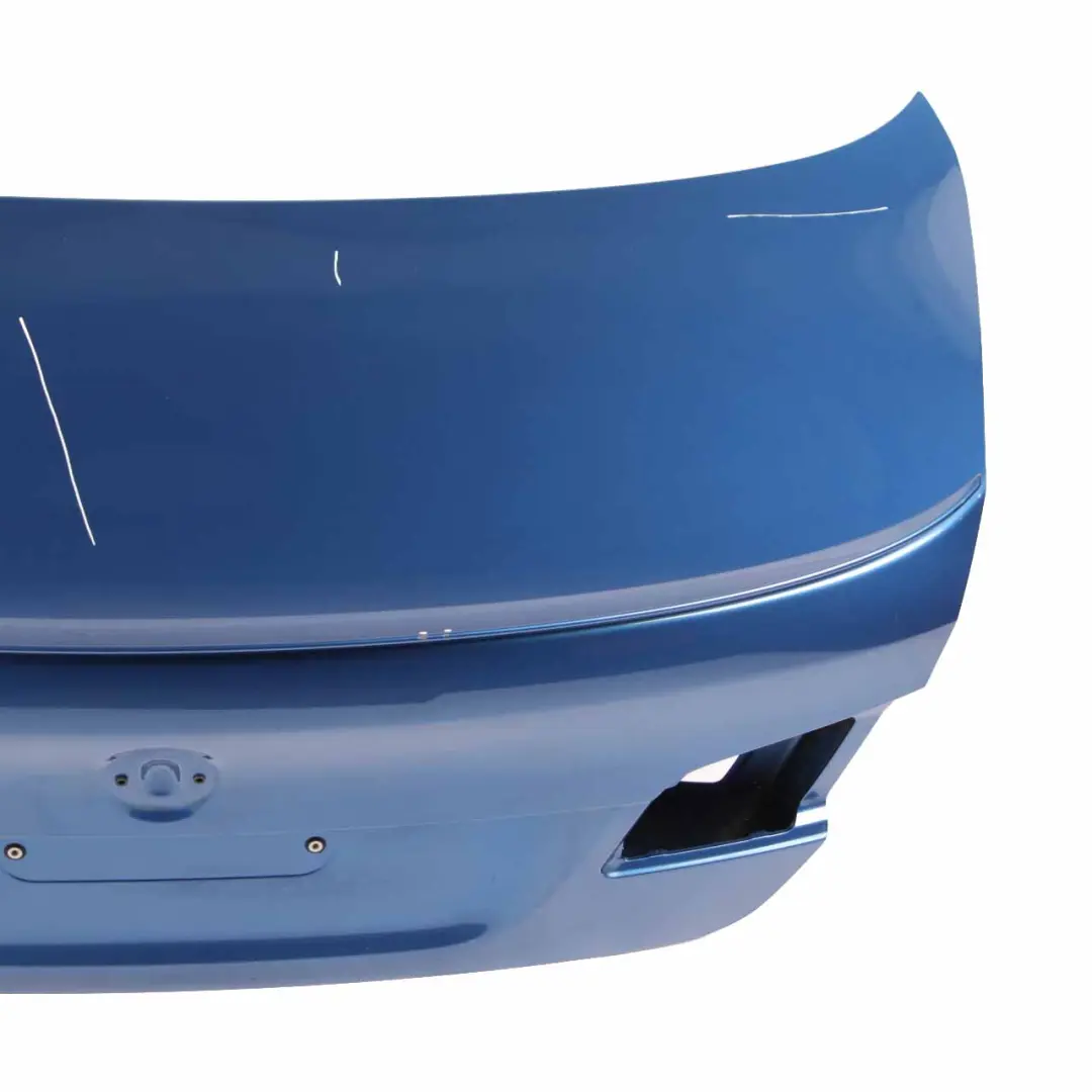 Trunk Boot Lid Tailgate Panel Monte Carlo Blue Metallic - B05 to BMW F10 with Part number 7240552 BMW F10 Trunk Boot Lid Tailgate Panel Monte Carlo Blue Metallic - B05 - SKU 7240552-MCB - Part number 7240552