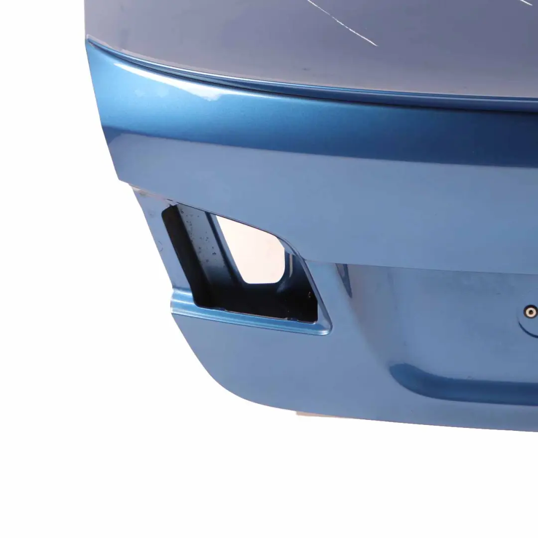 BMW F10 Trunk Boot Lid Tailgate Panel Monte Carlo Blue Metallic - B05 - SKU 7240552-MCB - Part number 7240552