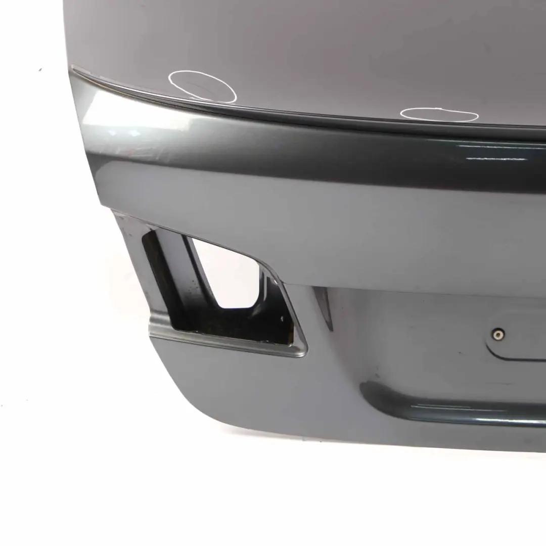 Trunk Boot Lid Tailgate Panel Mineralgrau Grey Metallic - B39 to BMW F10 with Part number 7240552 BMW F10 Trunk Boot Lid Tailgate Panel Mineralgrau Grey Metallic - B39 - SKU 7240552-MG - Part number 7240552
