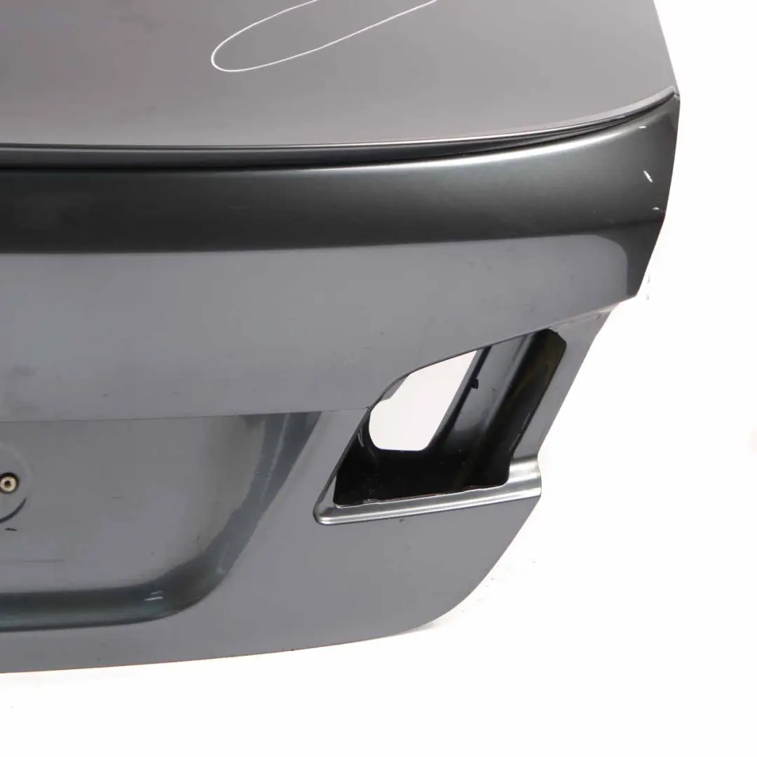 Trunk Boot Lid Tailgate Panel Mineralgrau Grey Metallic - B39 to BMW F10 with Part number 7240552 BMW F10 Trunk Boot Lid Tailgate Panel Mineralgrau Grey Metallic - B39 - SKU 7240552-MG - Part number 7240552
