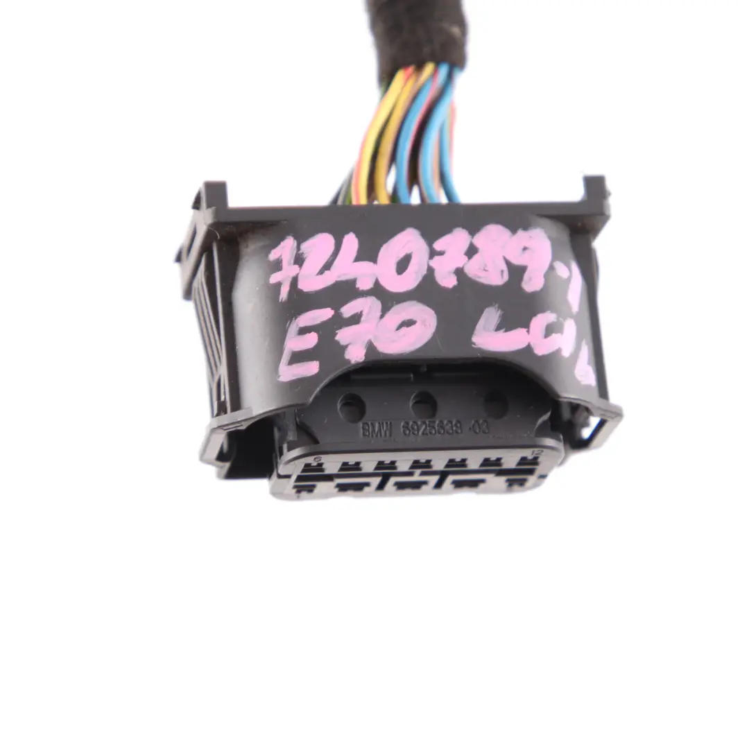 BMW X5 E70 LCI Headlight Lamp Light Front Left N/S Plug Socket Wiring - SKU 7240789-2 - Part number 7240789