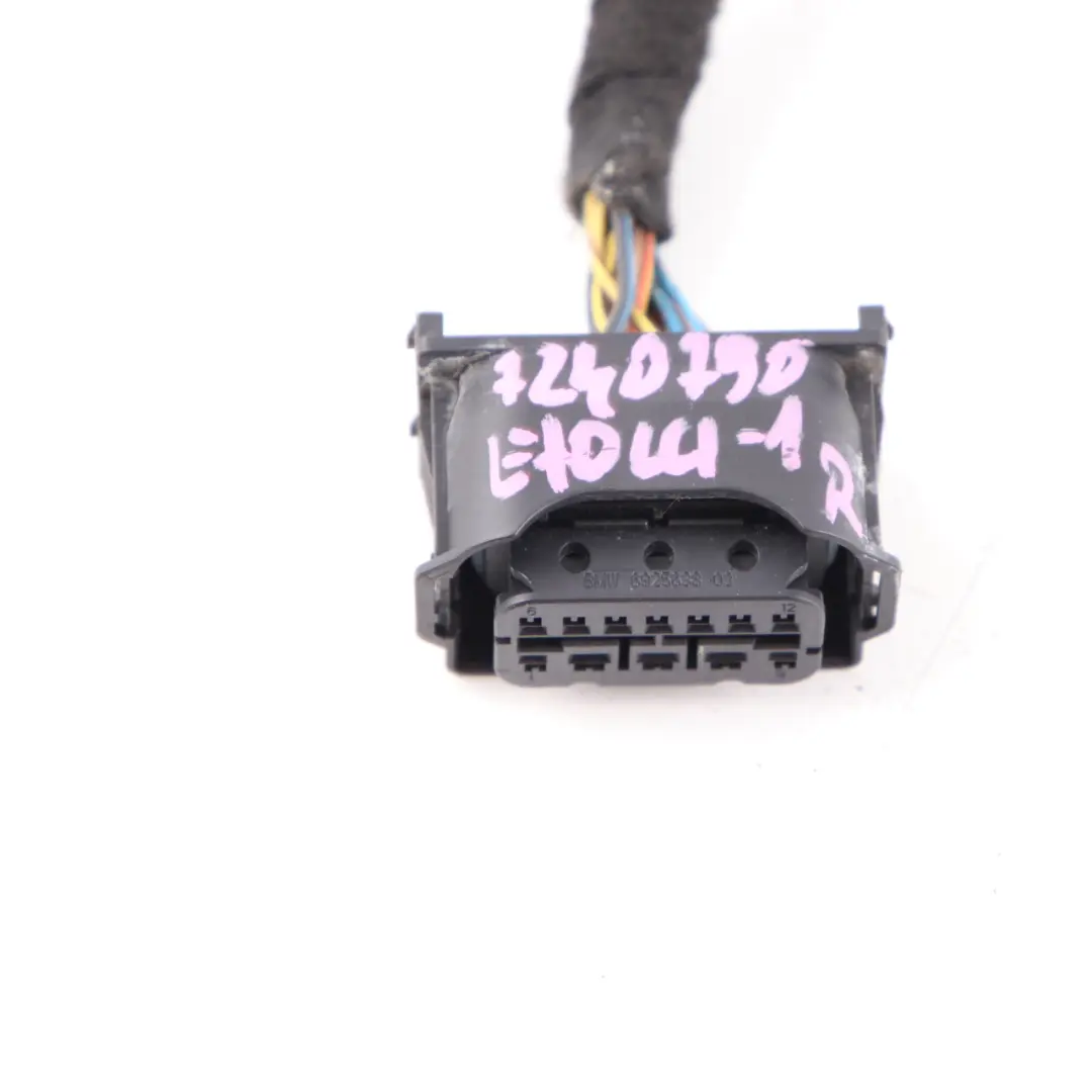 BMW X5 E70 LCI Headlight Lamp Light Front Right O/S Plug Socket Wiring - SKU 7240790-3 - Part number 7240790