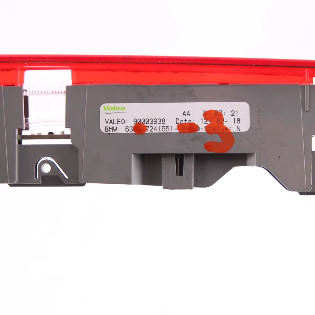 Third Stoplamp Rear Stop Lamp Brake Light Red to BMW F20 F21 with Part number 7241551 BMW F20 F21 Third Stoplamp Rear Stop Lamp Brake Light Red - SKU 7241551-3 - Part number 7241551