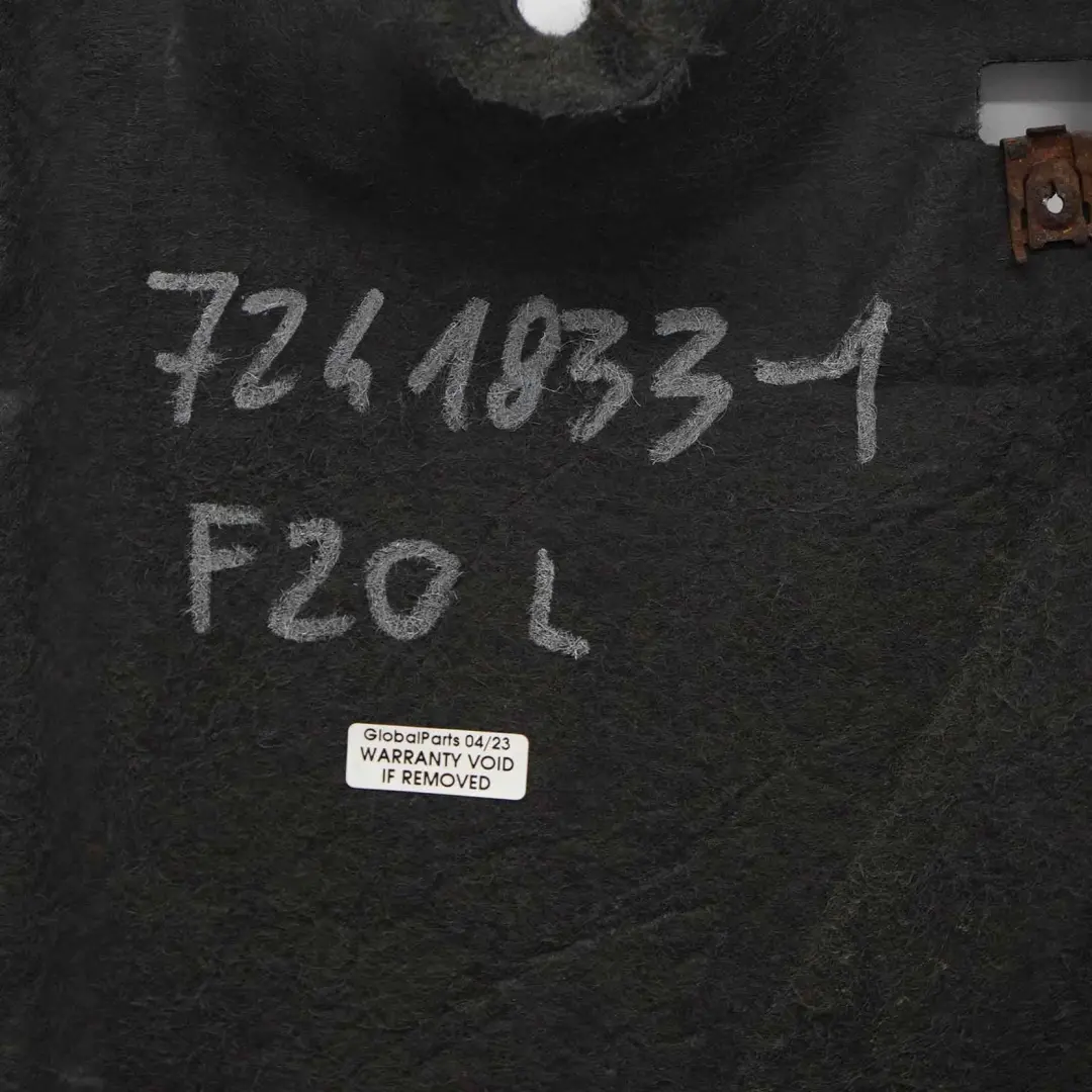 Protezione Sottoscocca Pannello Lato Copertura SX per BMW F20 F30 F32 con numero di parte 7241833 BMW F20 F30 F32 Protezione Sottoscocca Pannello Lato Copertura SX - SKU 7241833-1 - Numero di parte 7241833