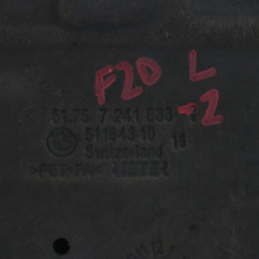 BMW F20 F30 Osłona Płyta Podwozia Lewa - SKU 7241833-2 - Numer Części 7241833