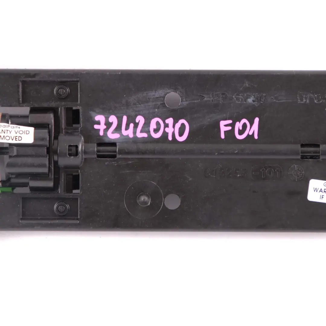 Adjustment Motor BMW F01 F10 Front Rear Longitudinal Drive Actuator Memory to Seat with Part number 7242070 Seat Adjustment Motor BMW F01 F10 Front Rear Longitudinal Drive Actuator Memory - SKU 7242070 - Part number 7242070