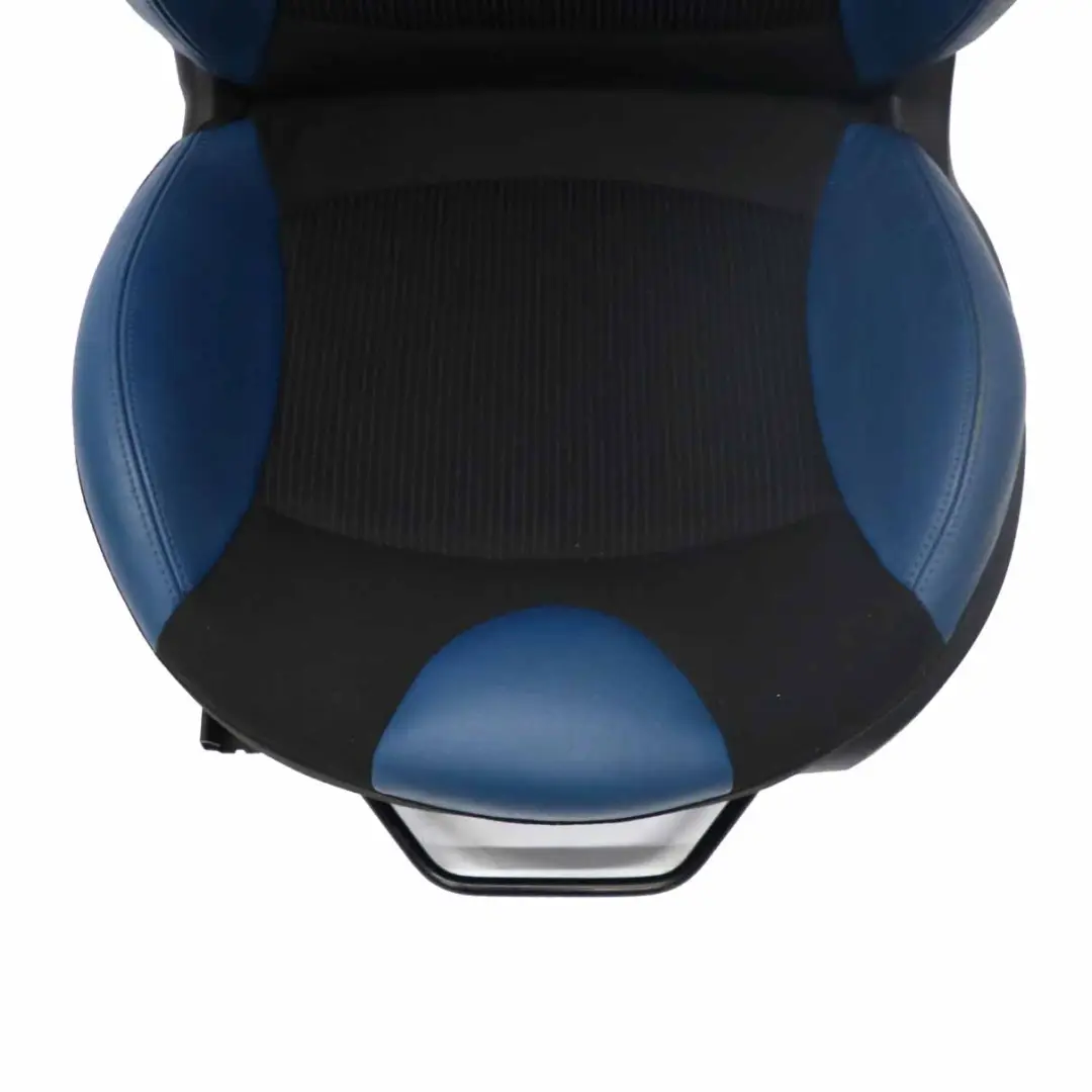 Front Seat Mini R56 R57 Left N/S Sport Half Leather Black Pacific-Blue Interior to with Part number 7242357 Front Seat Mini R56 R57 Left N/S Sport Half Leather Black Pacific-Blue Interior - SKU 7242357-2 - Part number 7242357