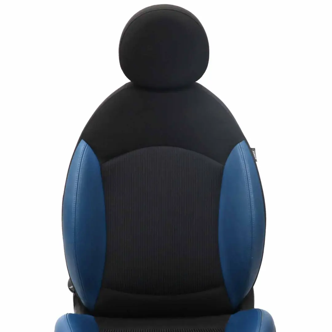  Sedile Anteriore Mini R56 Sinistro Sport Mezza Pelle Nero Pacifico-Blu Interno - SKU 7242357-2 - Numero di parte 7242357