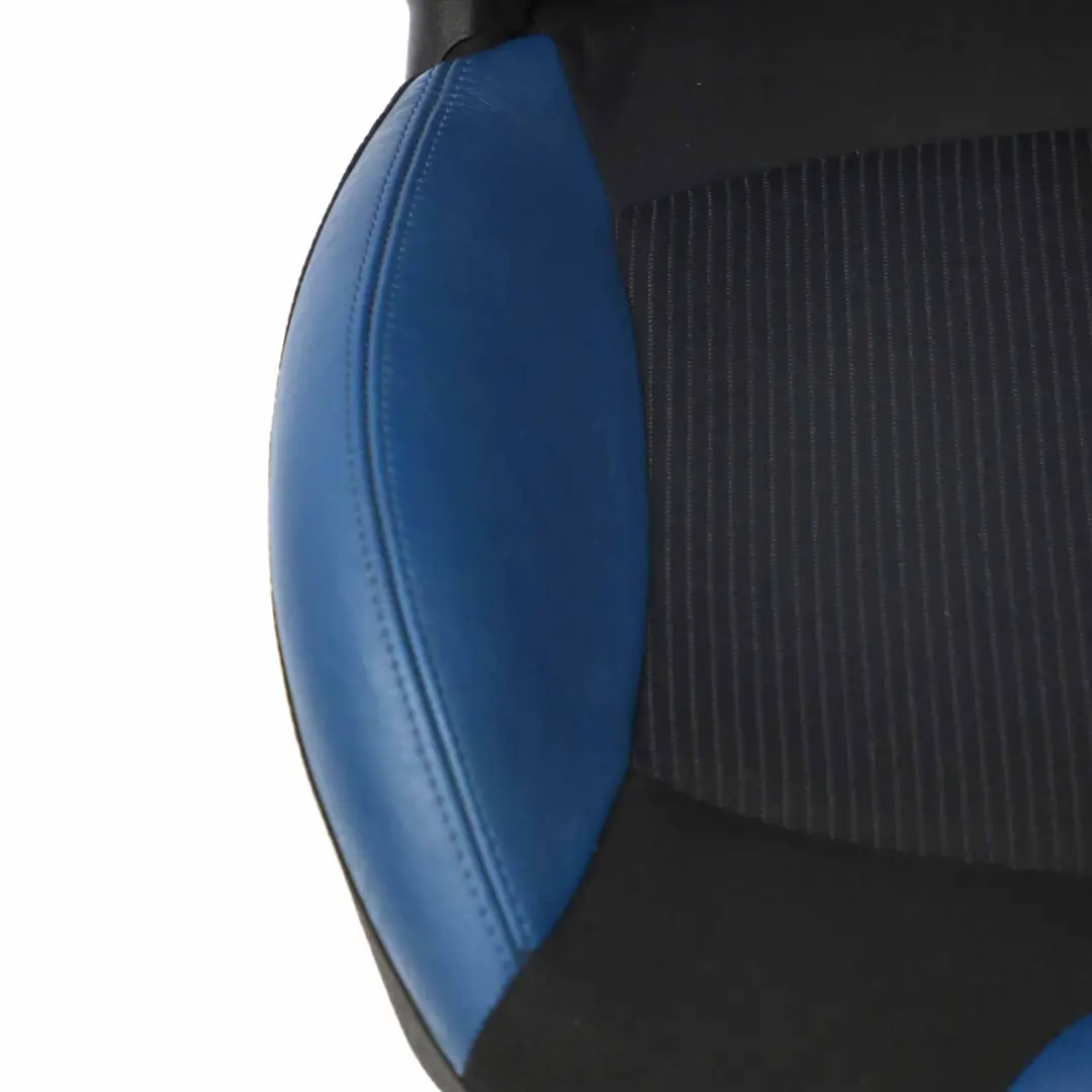 Front Seat Mini R56 R57 Left N/S Sport Half Leather Black Pacific-Blue Interior  - SKU 7242357-2 - Part number 7242357