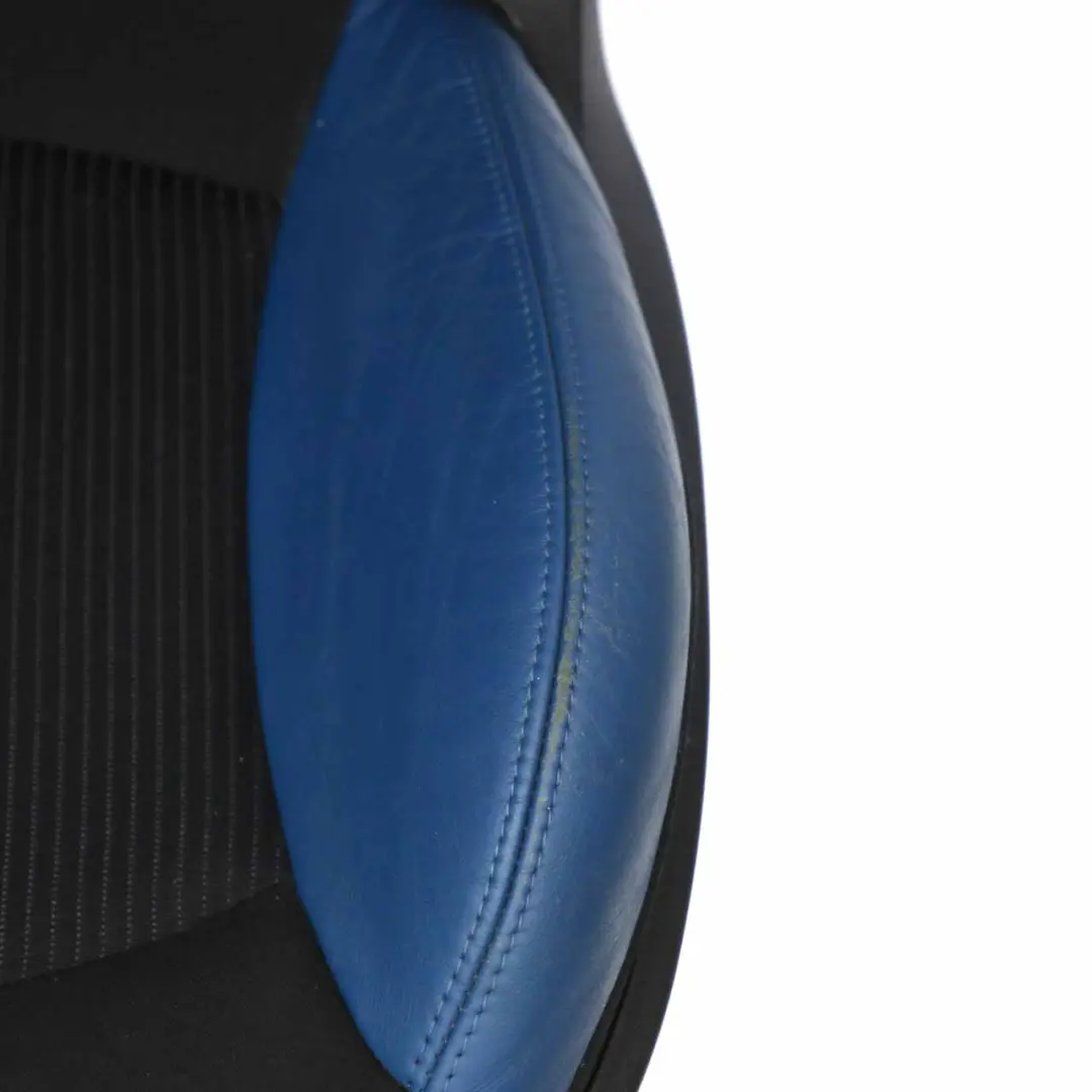 Mini Cooper One R55 R56 R57 Sportsitz Sitz Links Lehne Stoff Leder Blau - SKU 7242357-2 - Teilenummer 7242357