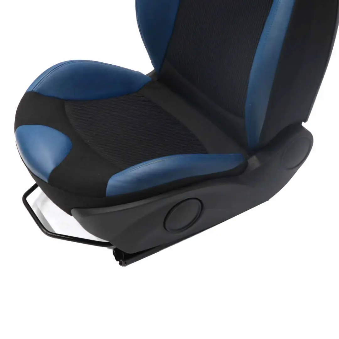 Mini Cooper One R55 R56 R57 Sportsitz Sitz Links Lehne Stoff Leder Blau - SKU 7242357-2 - Teilenummer 7242357