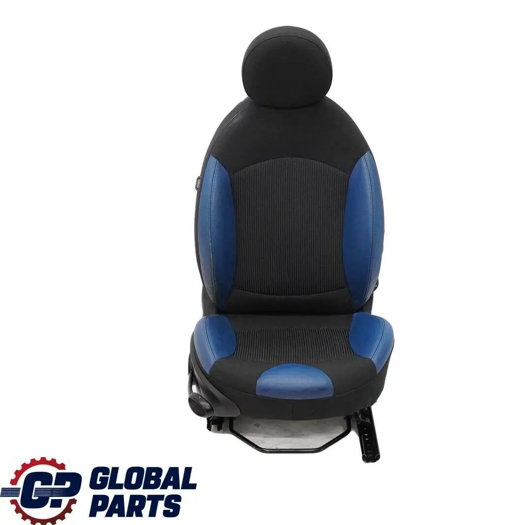 Sedile Sportivo Sport Resto Tessuto/Pelle Frontale Dx Blu per Mini Cooper R56 R57 con numero di parte 7242358 Mini Cooper R56 R57 Sedile Sportivo Sport Resto Tessuto/Pelle Frontale Dx Blu - SKU 7242358-2 - Numero di parte 7242358