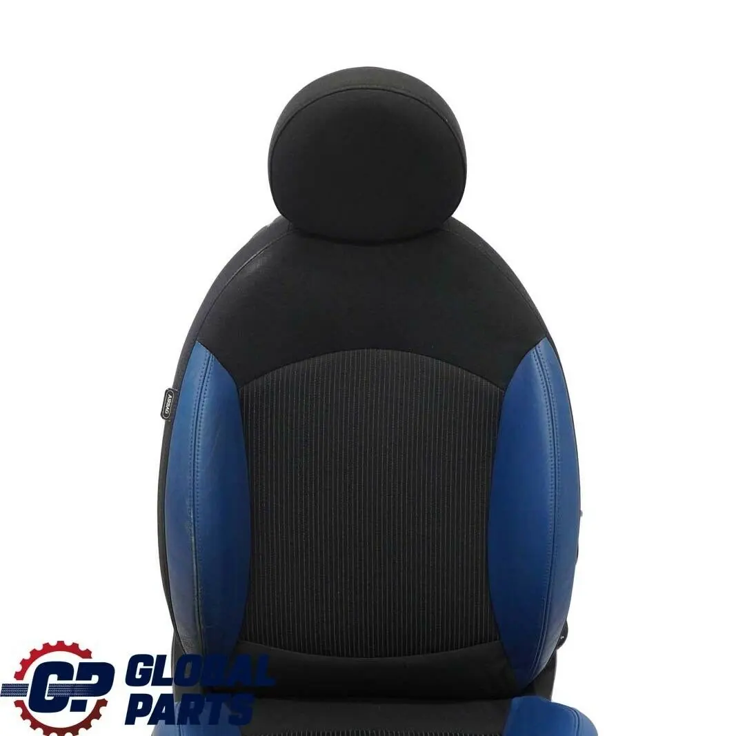 Sportsitz Sport Sitz Lehne Stoff / Leder Vorne Rechts Blau für Mini Cooper R56 R57 mit Teilenummer 7242358 Mini Cooper R56 R57 Sportsitz Sport Sitz Lehne Stoff / Leder Vorne Rechts Blau - SKU 7242358-2 - Teilenummer 7242358