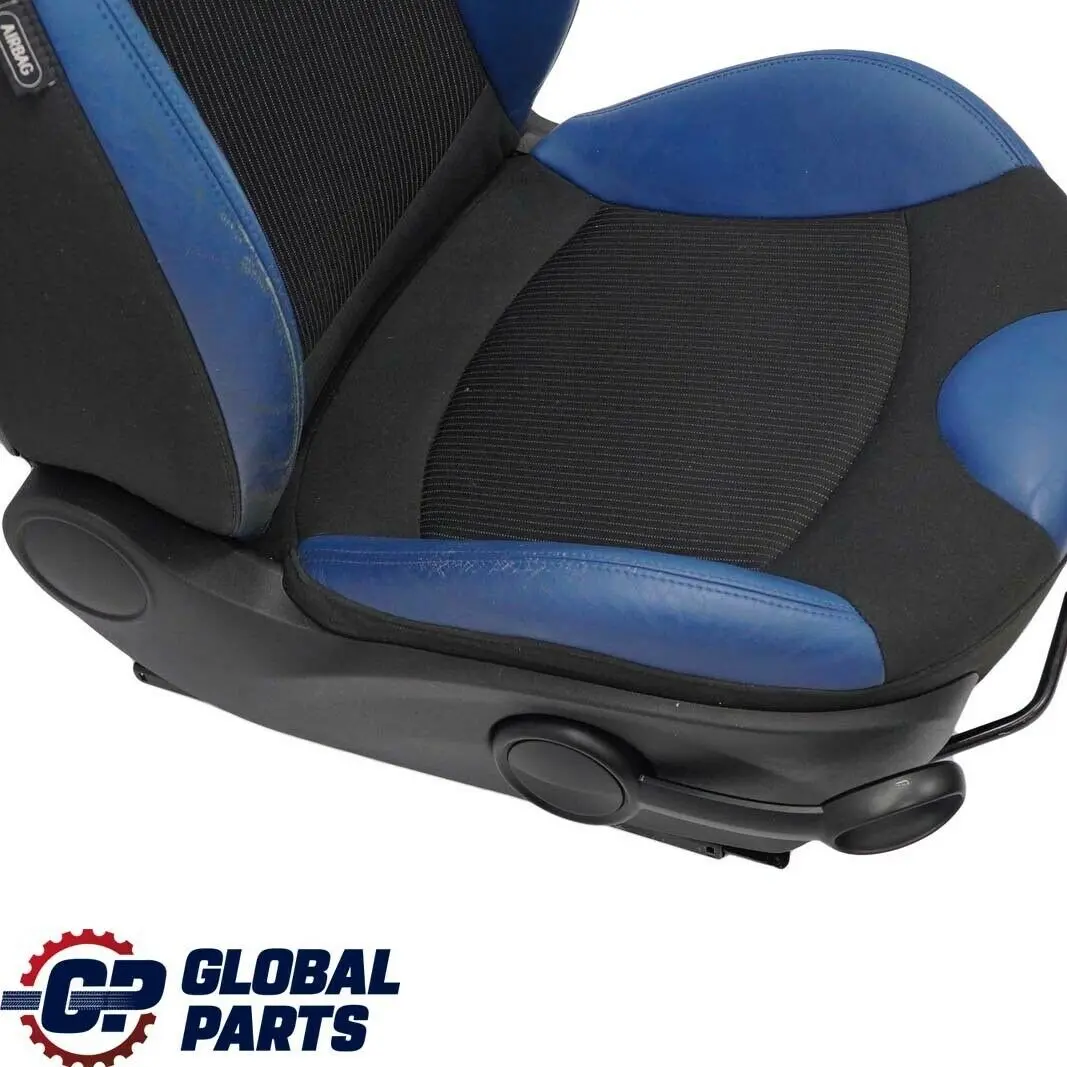 Mini Cooper R56 R57 Sedile Sportivo Sport Resto Tessuto/Pelle Frontale Dx Blu - SKU 7242358-2 - Numero di parte 7242358